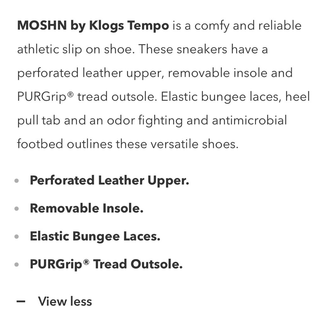 Leather Moshn by Klogs NWT  Tempo Lace Up Black/Charcoal shoes size 7. - Picture 9 of 11